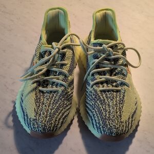 Adidad Yeezy Boost 350 V2 Sun Yellow/Blue/Red with Original Box
